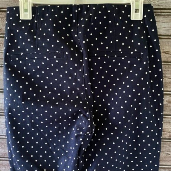 Old Navy Navy Women's Polka-Dot Ankle Pants Size 4 - Picture 5 of 9